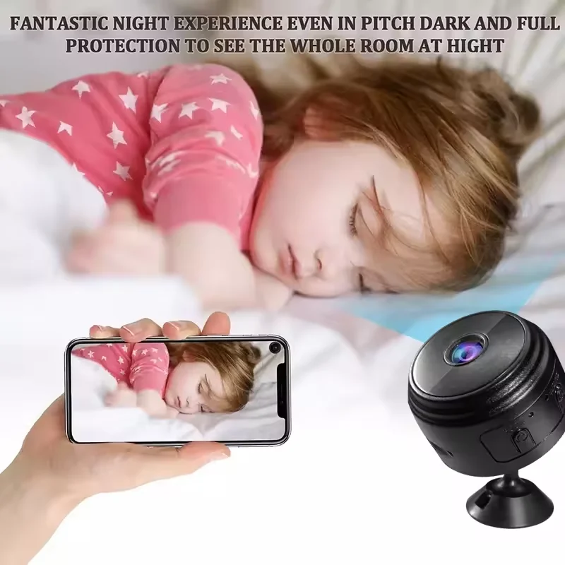 New A9 WiFi Mini Camera Wireless Video Recorder Security Protection Camera Smart Home Monitoring Camera For Infants And Pets 3