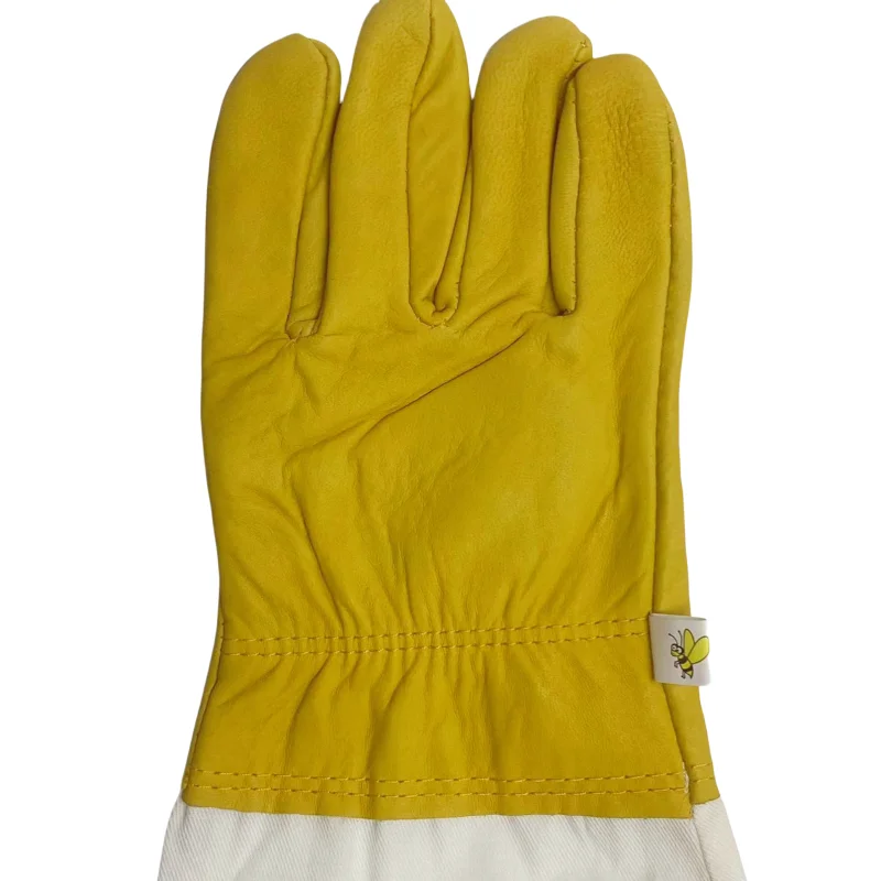 One Pair Kids Beekeeping Gloves Thick Goatskin Beekeeper Gloves Child Beekeeper Protective for Children Hand Protection