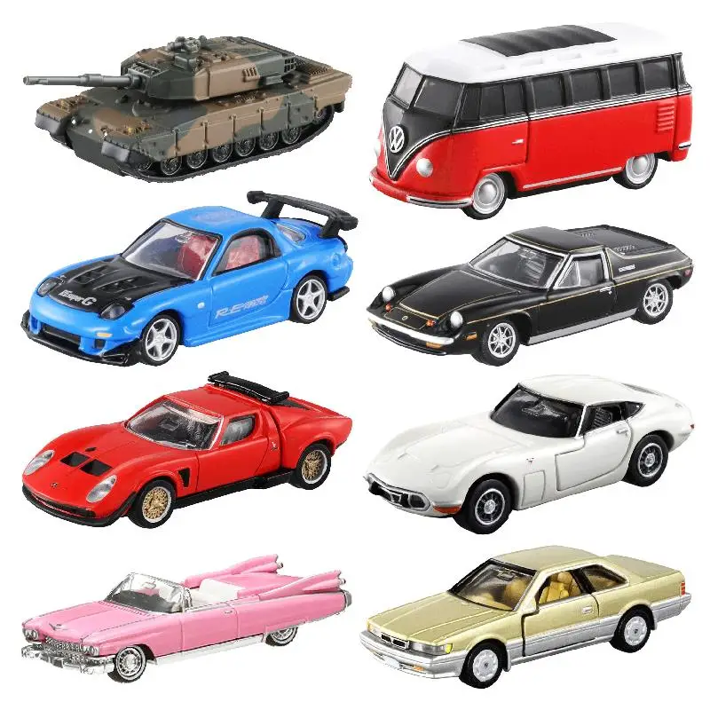 TP01-TP40 Takara Tomy Tomica Premium Car Tank Plane Vehicles HONDA NISSAN GTR TOYOTA Subaru Diecast Model Kit Toys 5
