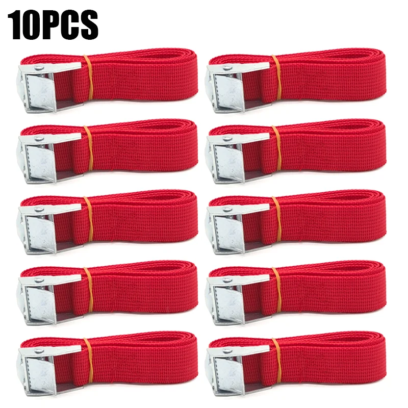 10 stücke Schwarz 2 m * 26mmTie Unten Strap Starke Ratsche Gürtel Gepäck Tasche Fracht Zurrgurt mit Metall Schnalle Heavy Duty Gürtel Zink-legierung Buc – Detail 11