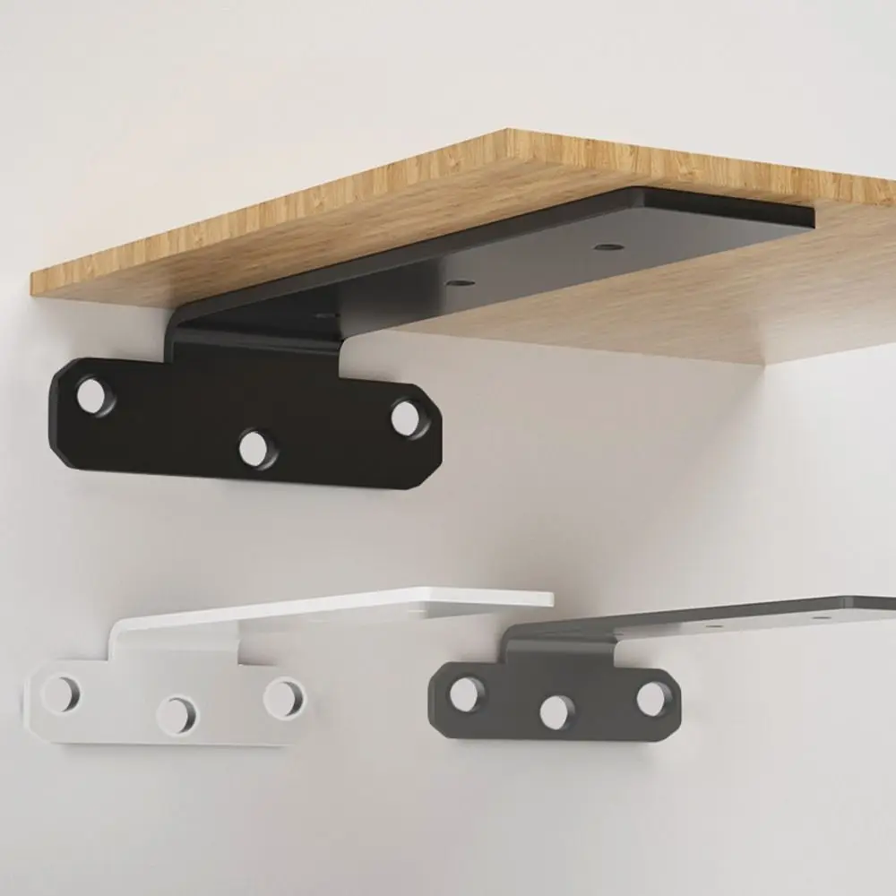 468InchConcealedRightAngleBracketDeskShelfFurnitureHolder