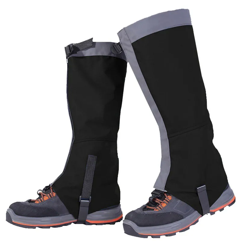 2pcs/Set Shoes Cover Outdoor Snow Kneepad Skiing Gaiters Hiking Climbing Leg Protection Sport Safety Waterproof Leg Warmers