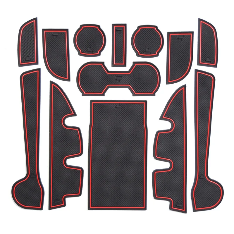 

Anti-Slip Car Gate Slot Mat For Toyota Camry 7 Gen 2014 - 2017 Non-Slip Door Groove Pad Rubber Coaster Auto Interior Accessories