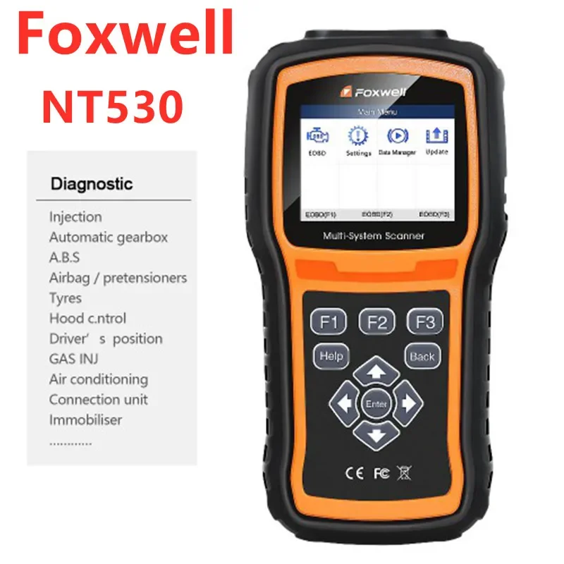 Foxwell Nt530 Scanner Multi System Strumenti Diagnostici Automatici Universali Ottieni Un Software Per Veicoli Aperto Gratuitamente Per La Diagnosi Ni