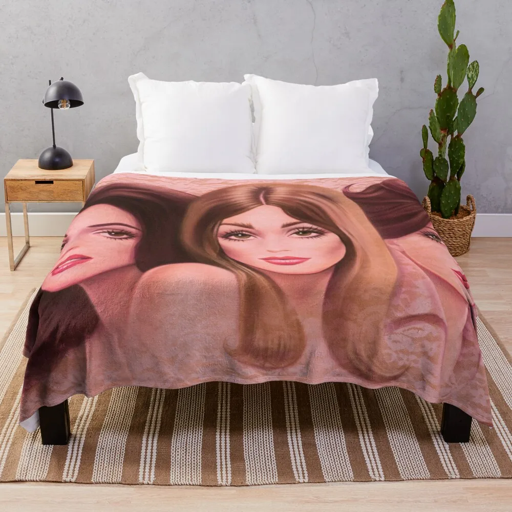 

VALLEY OF THE DOLLS Throw Blanket Fluffy Soft Blankets Warm Blanket Bed covers