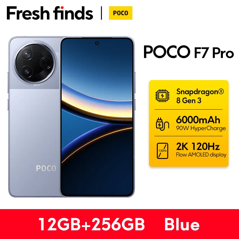 World Premiere】POCO F7 Pro Global Version Smartphone Snapdragon