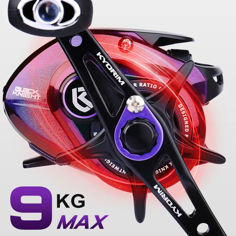 ハイスター-ブラックナイトベイトキャスティングフィッシングリール