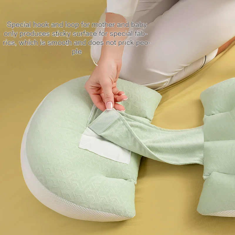 Portable and adjustable sleep pillow for pregnant women to support the abdomen, waist, and back