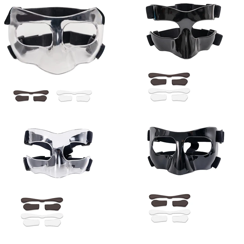 

Спортивная защита для лица, защита для носа для сломанного носа, баскетбольный, футбольный, Софтбол, тренировочный, защитный экран для лица