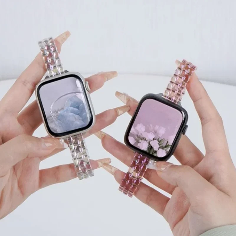 Slim Resin Watch Strap - Lightweight Wristband Bracelet