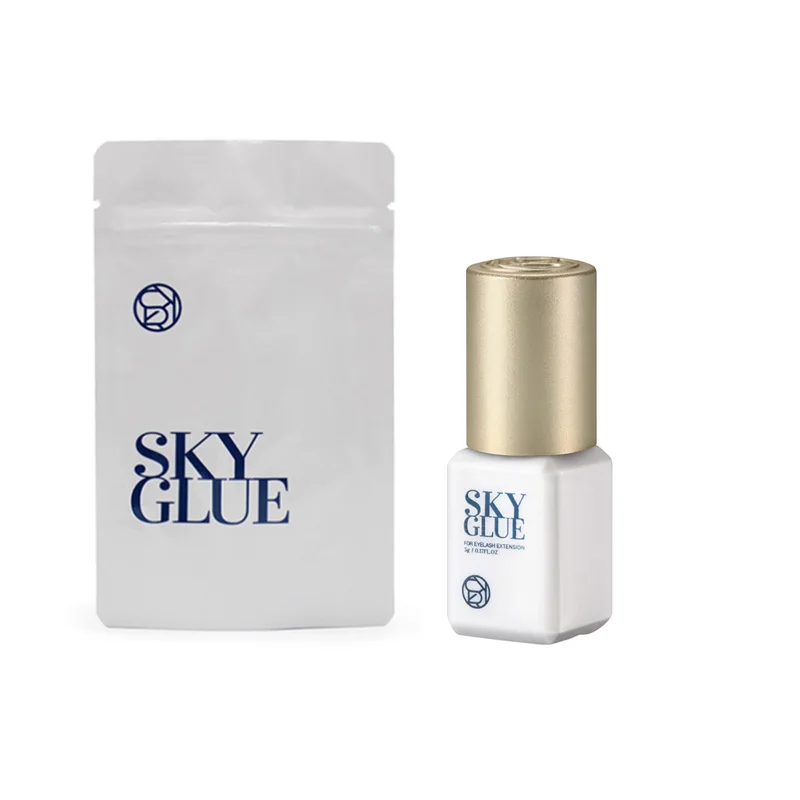 1 Bottle Original Sky S+ Glue RA-01 0.5s Fast Drying 5ml Korea New Sky Gold Cap Eyelash Extension Glue Makeup Tools Wholesale 3