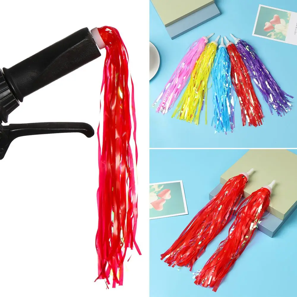 

2pcs New Kids Girls Boys Outdoor Streamers Tassel Scooter Parts Tricycle Handlebar Tassels Bike Bicycle Decoration