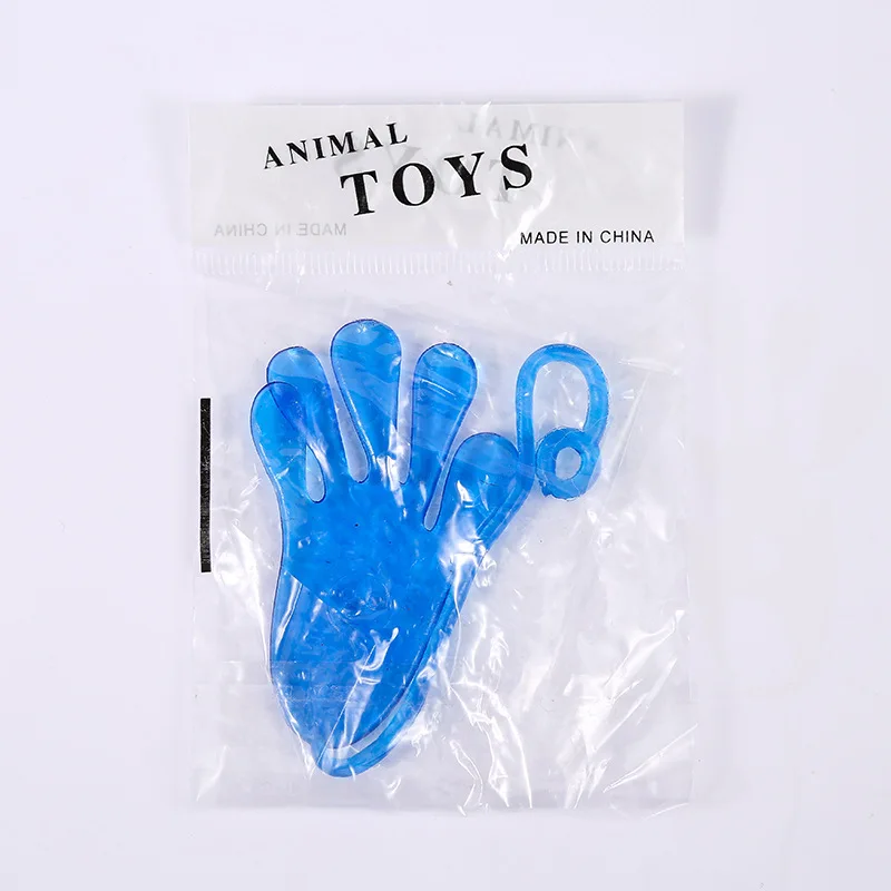 Funny Kids Party Favors Filler Gift Bags Mini Sticky Jelly Stick Slap Hands Toy Baby Shower Accessories Random Color 15Pcs/lot party toys toy gift filler sticky hands toys