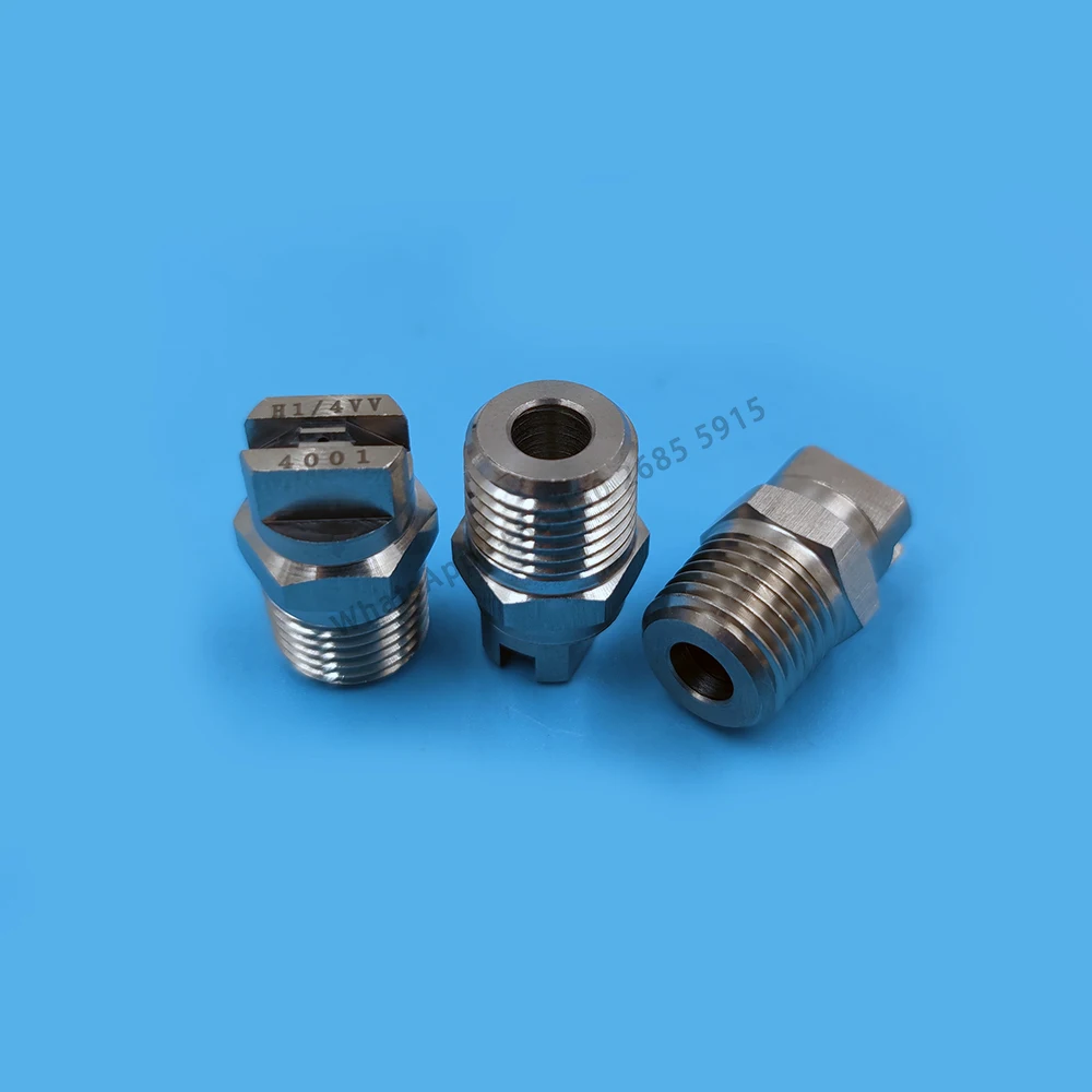 6 Stück Flache Ventilator-Sprühdüsen – 110 Grad, Kunststoff, Für Landwirtschaft & Industrie (0,15–0,6 Mm)