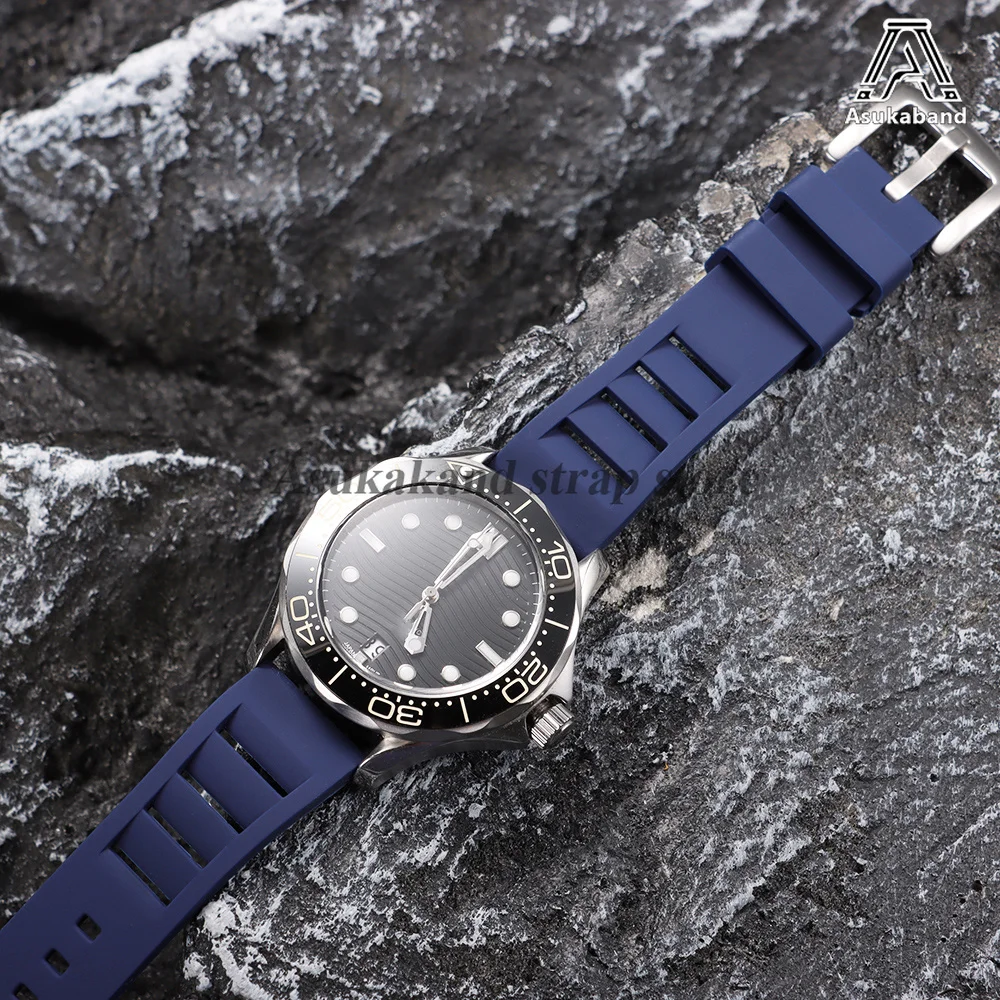 Enhanced Silicone Sport Watch Strap with Quick Release – Diving-Grade Universal Rubber Band