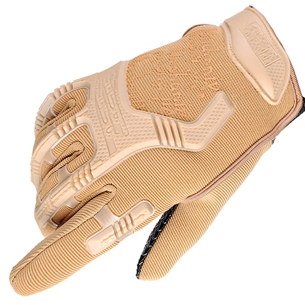 Gants Tactiques Paintball / Airsoft - Doigts Complets - Protection Et Précision - Noir - Taille Adulte