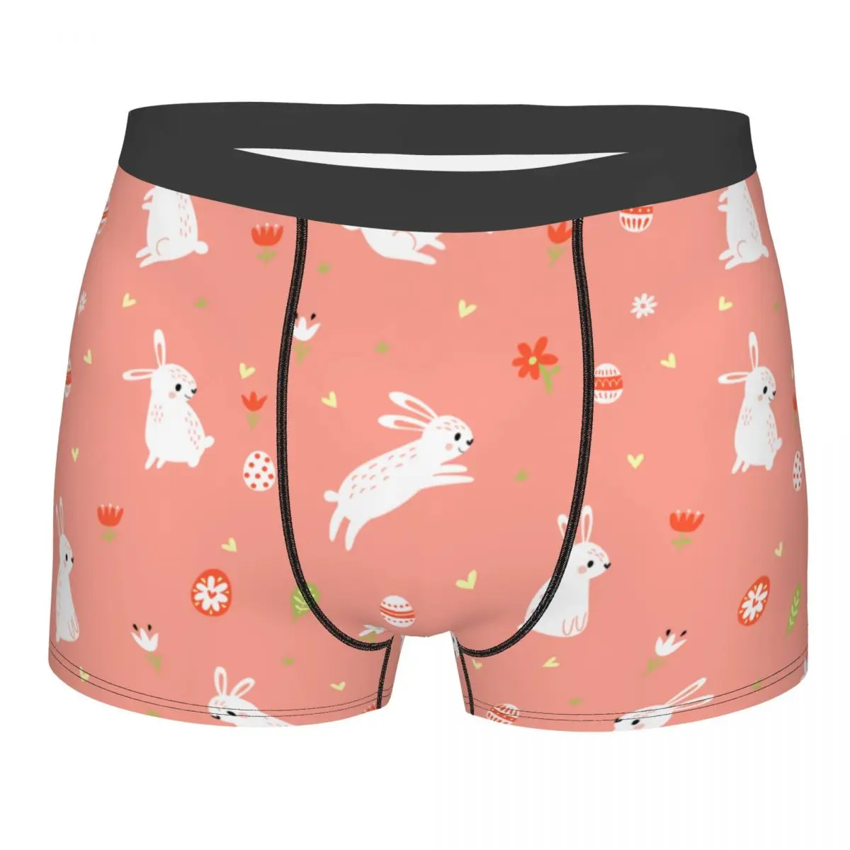 Ostern Hares Und Blumen Kaninchen männer Unterwäsche Boxer Shorts Höschen  Lustige Atmungsaktive Unterhose für Homme S-XXL - AliExpress