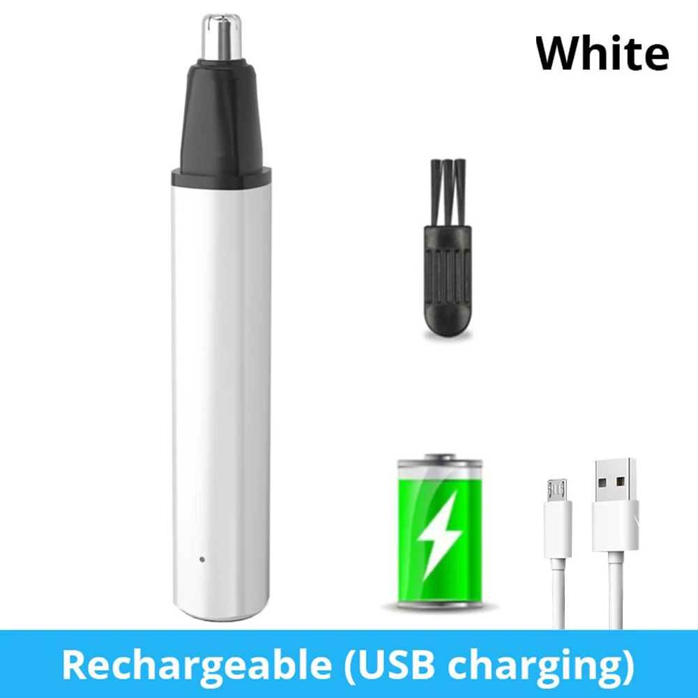 남성용 다기능 헤어 눈썹 트리머 면도기, USB 충전식 전기 코 털 눈썹 제거 면도기, 얼굴 관리