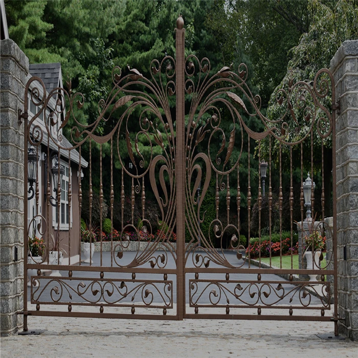 China Supplier Low Price New Product Sliding Wrought Iron Gate Wrought Iron Gate Foshan
