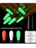 10ml Glowing nail top coat Fluorescent Glow In Dark Gel Nail Polish Semi Permanent Soak Off UV LED Gel Varnish Nail Art 3