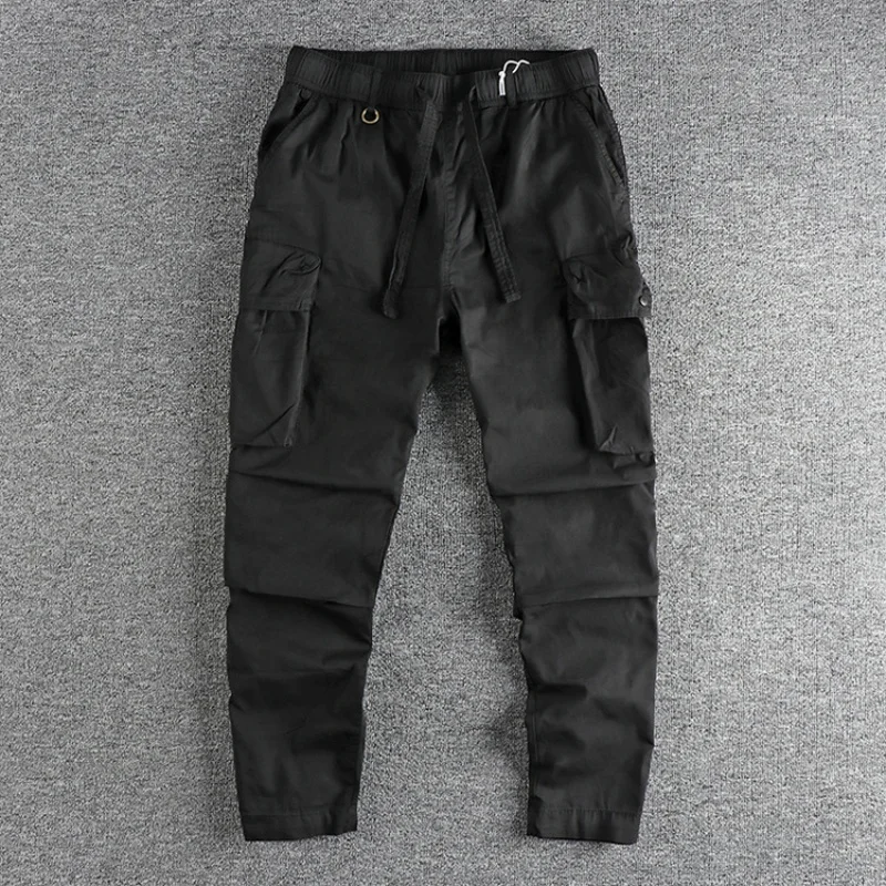 Multi-Color Large Workwear with Pocket Casual Pants Men's Fashion Loose, Comfortable and All-Matching Outdoor Pants
