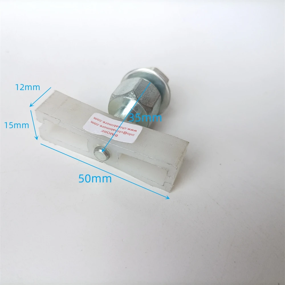 Elevator Parts 50*35 Elevator Door Spare Parts Guide Shoe Slider L50mm H35mm M8 Escalator Assembly