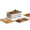 220V Electric Multifunction Cooking Pan Household Electric Hot Pot Split Type Barbecue Meat Electric Boiling Pot Multi Cooker 1