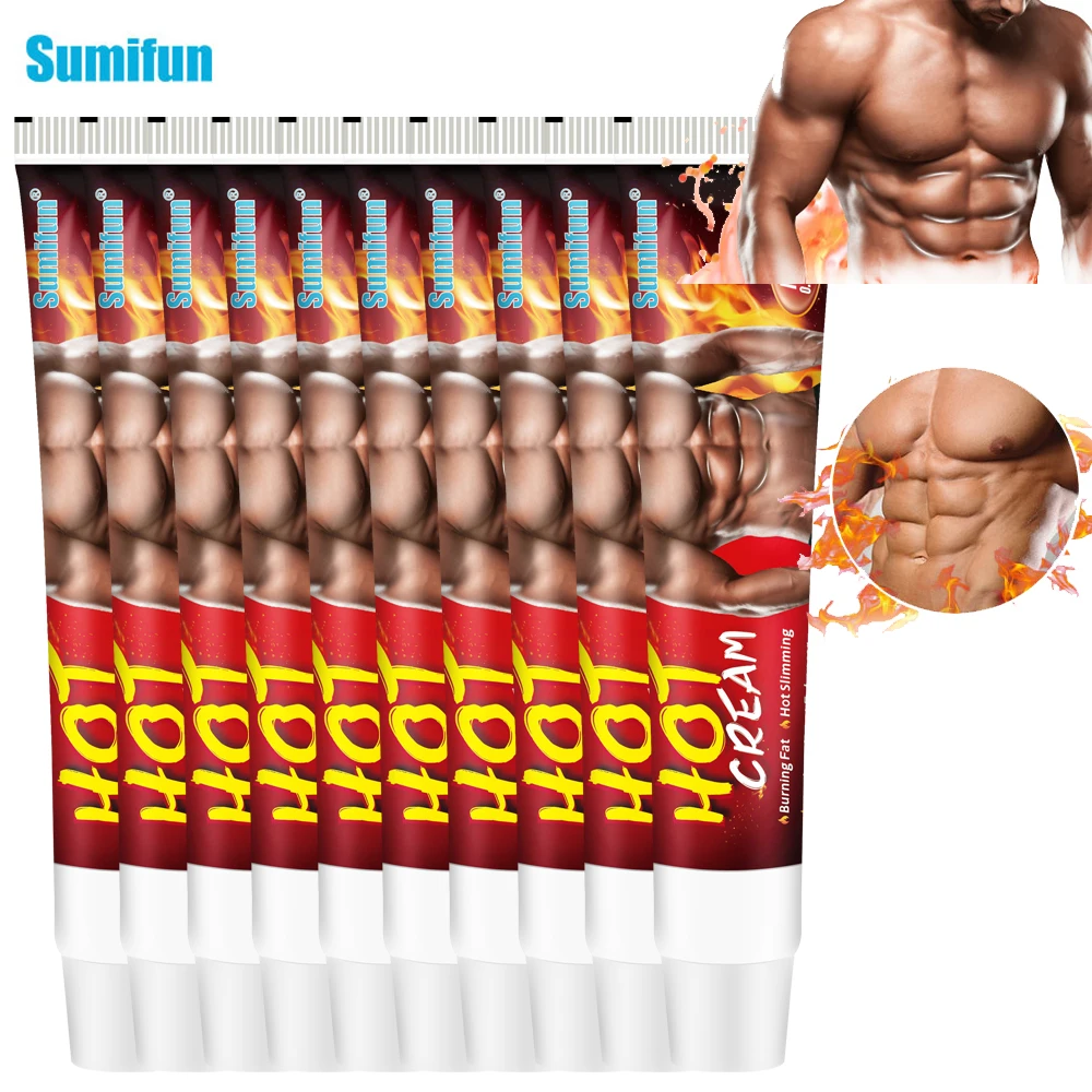 

5/10Pc Strengthen Abdominal Muscle Cream Fat Burning Belly Weight Loss Ointment Muscle Firmness Strong Fitness Body Health Care