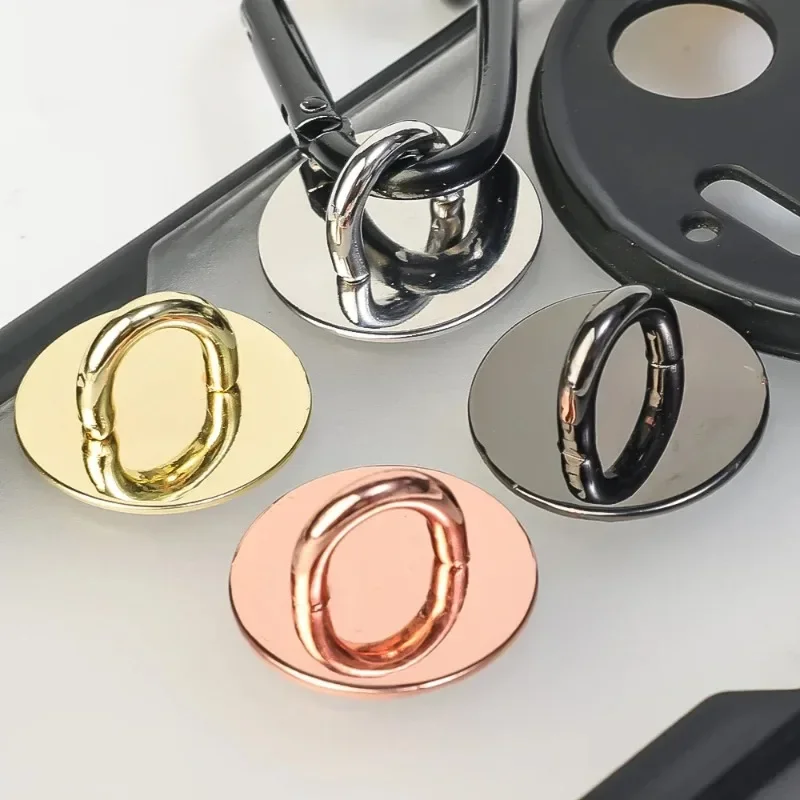 Adhesive Metal Heart Phone Charm Holder - Cute Mini Phone Charm Hook and Grip