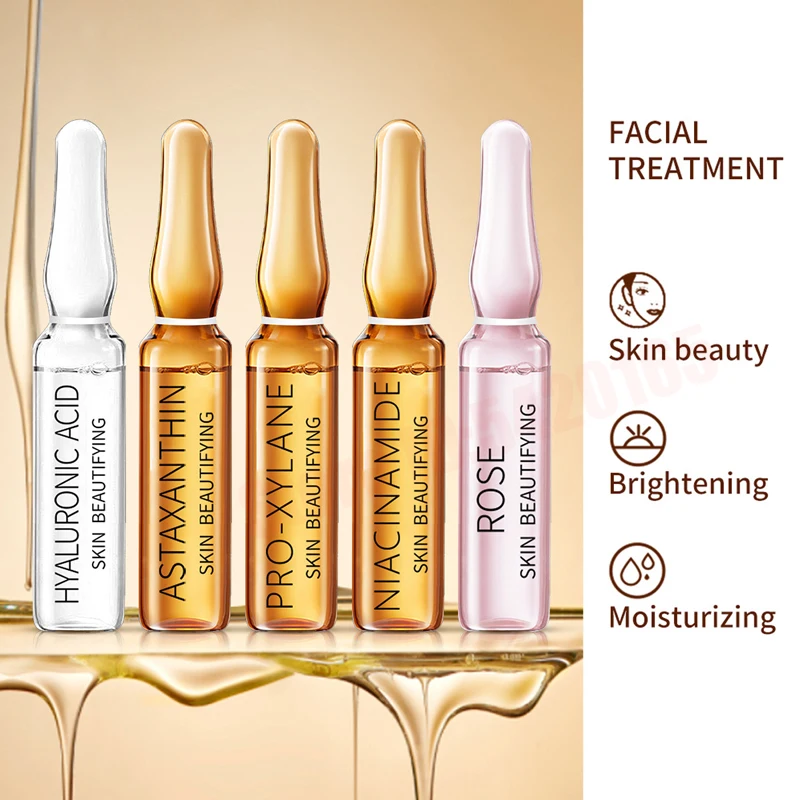 Astaxanthin Niacinamide Hyaluronic Acid Facial Serum Hydrating Moisturizer Anti-Aging Anti-Wrinkle Face Skin Care Products 2