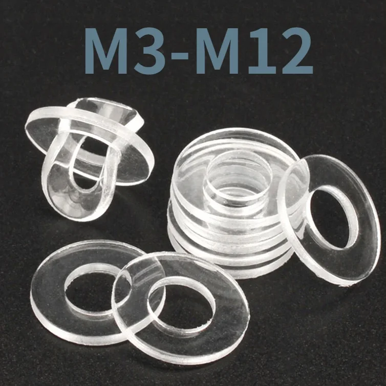 

Transparent Soft Pad PVC Plastic Gasket Waterproof and Leak Proof Sealing Insulation Gasket M1.2 M1.4 M1.7 M1.8 M2 M2.5 M3 M5 M6