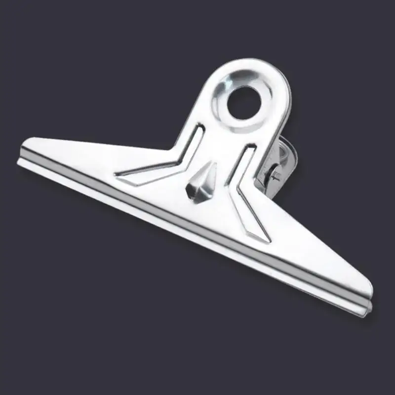 10 Pcs 바인더 클립 씰링 클립 영수증 클립 종이 클립 금속 클립 학교 용품