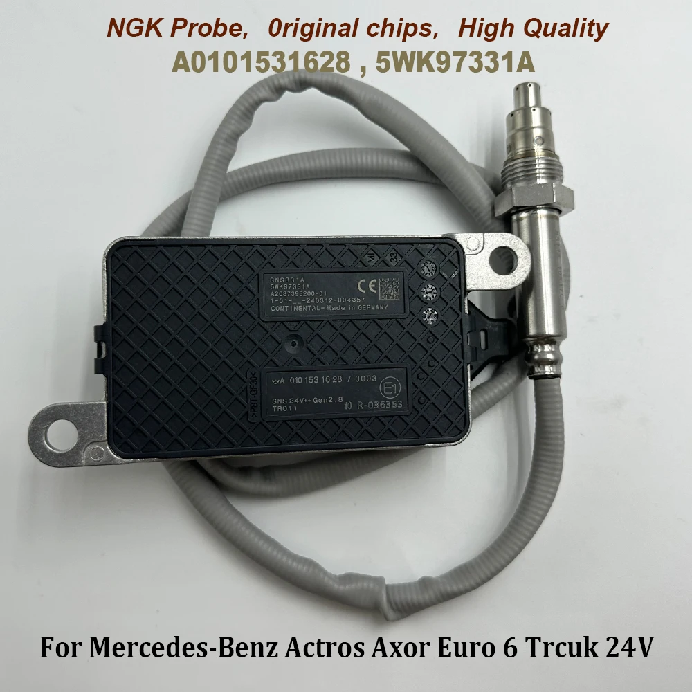 A0101531628 Muslimfor Ngk Probe Nox Sensor 0101531628 Per Mercedes-Benzz Actros Axor Euro 6 Trcuk 24V Chip Di Alta Qualità