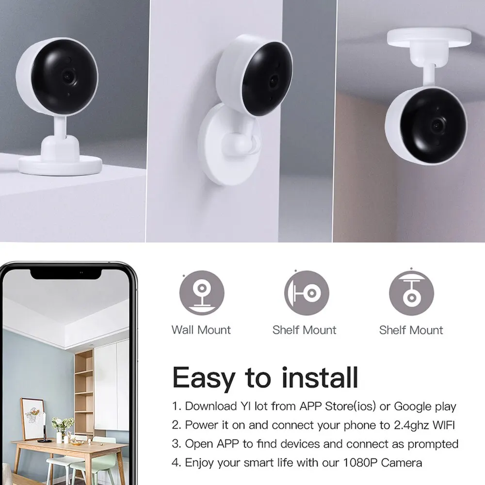 Video Baby Monitor 3MP Wifi Surveillance Two-Way Audio