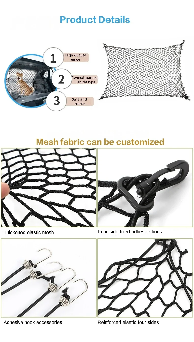 Barriera Per Cani Da Auto - Griglia In Acciaio, Regolabile 96-145cm, Universale - Foto 8