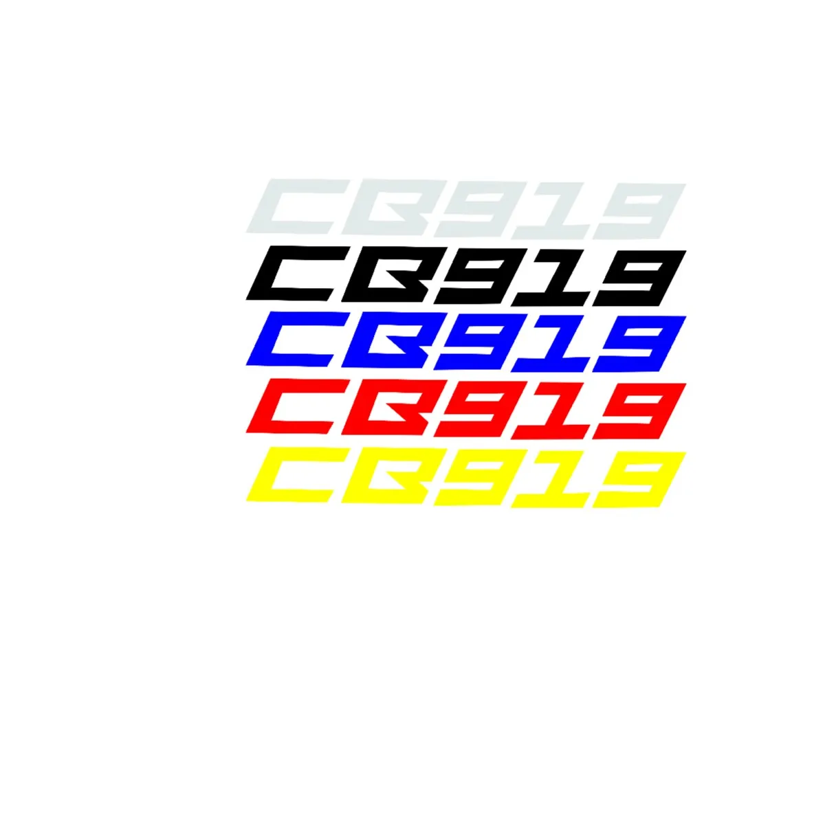 Motorcycle Stickers Emblems Diversion Shell Sticker for HONDA CB919 CB 919 logo a pair
