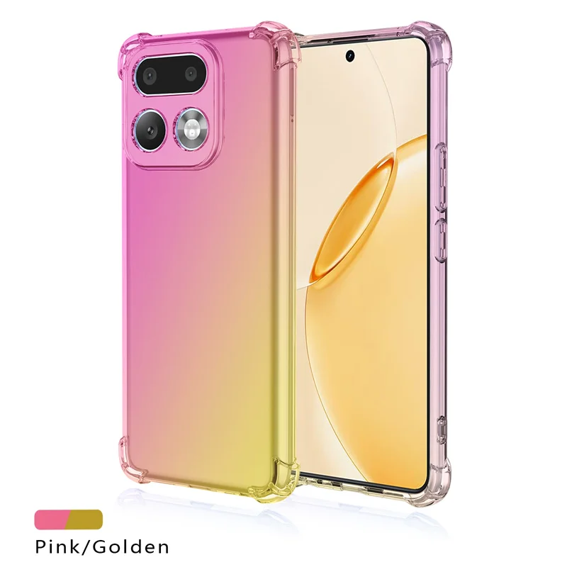 Shockproof Gradient TPU Protective Clear Cover Case