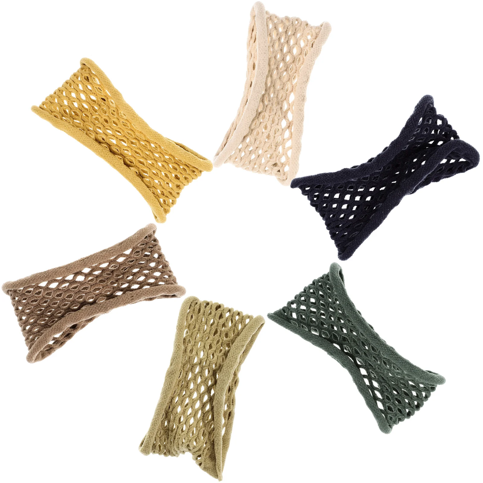 

6 Pcs Seamless Hair Ring Miss Accessories for Girls Women Nylon Elastics Women's