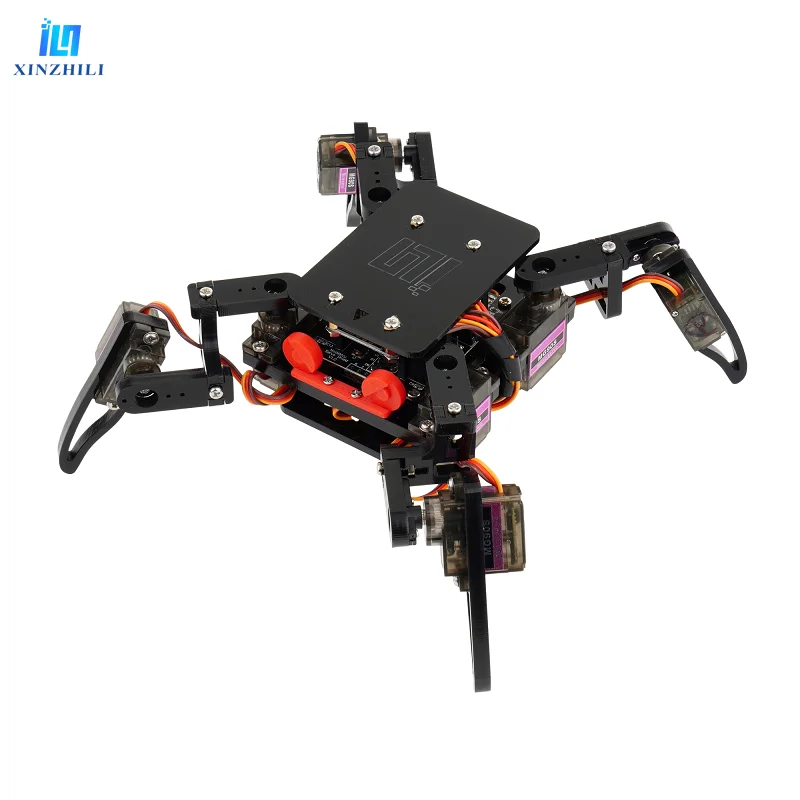 Bionic Quadruped Spider Scientific Robot Kit Toy for Arduino, Multi-function DIY Assembly Building Blocks Smart Toys - Image 3