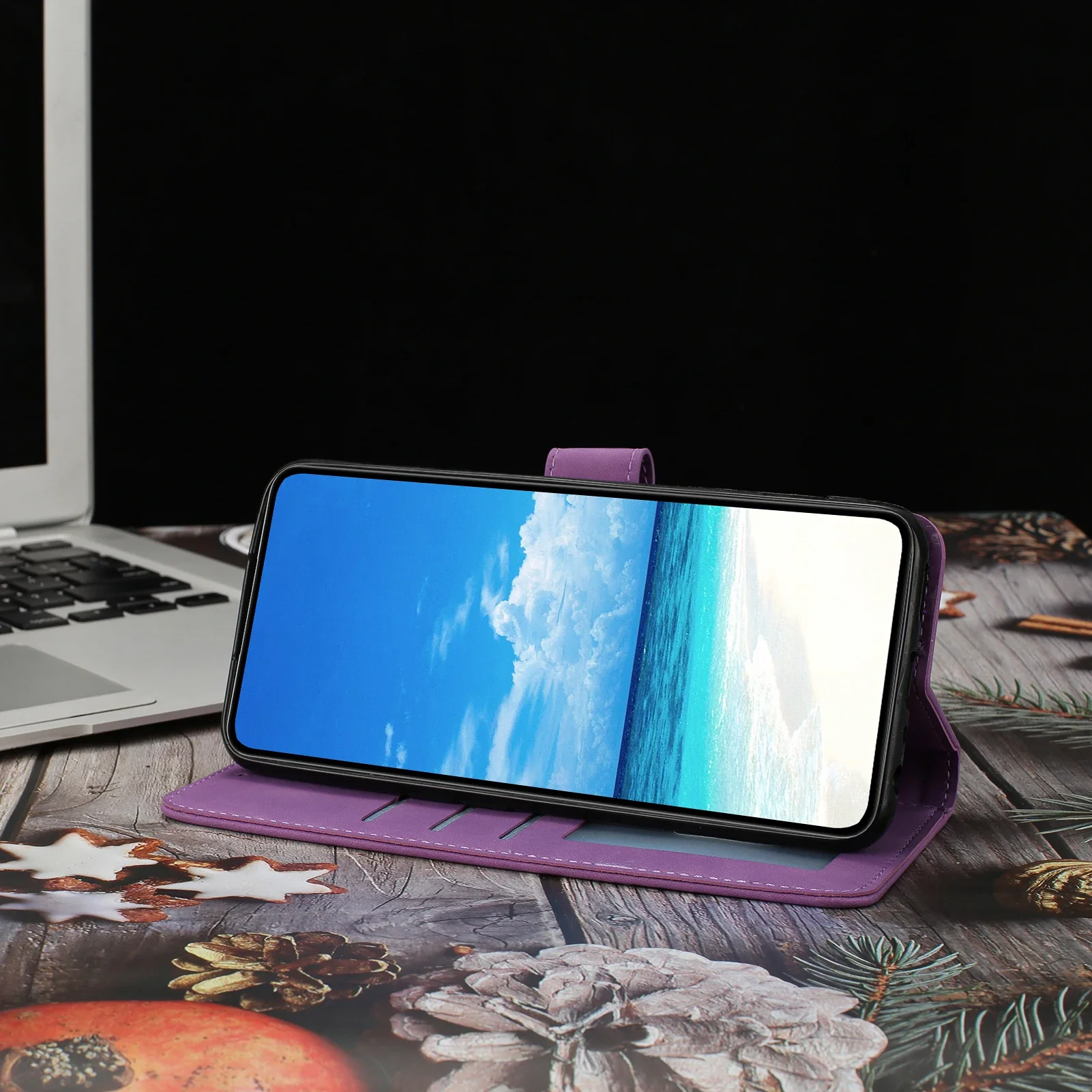 Elegant Butterfly Flip Leather Phone Case - Premium Design