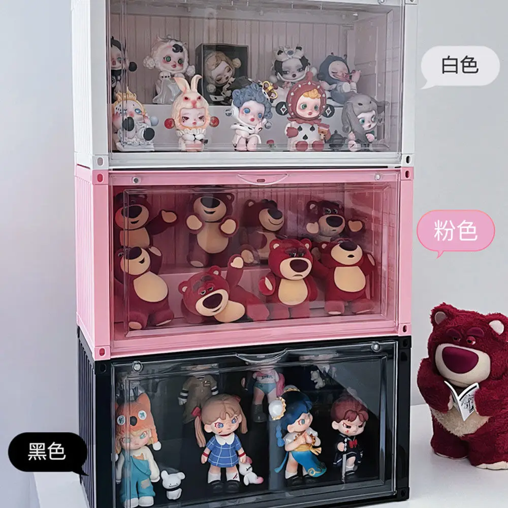 Display Cabinet For Strawberry Bear Storage Box For POP Mart