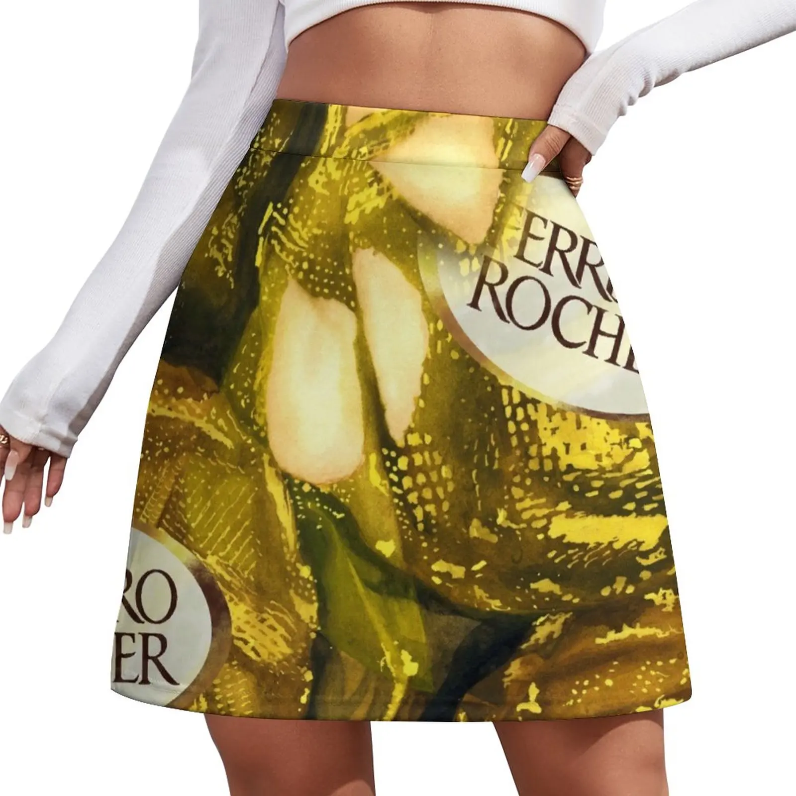 

Ferrero Rocher Mini Skirt skirts for woman korean style clothes night club outfit skorts for women