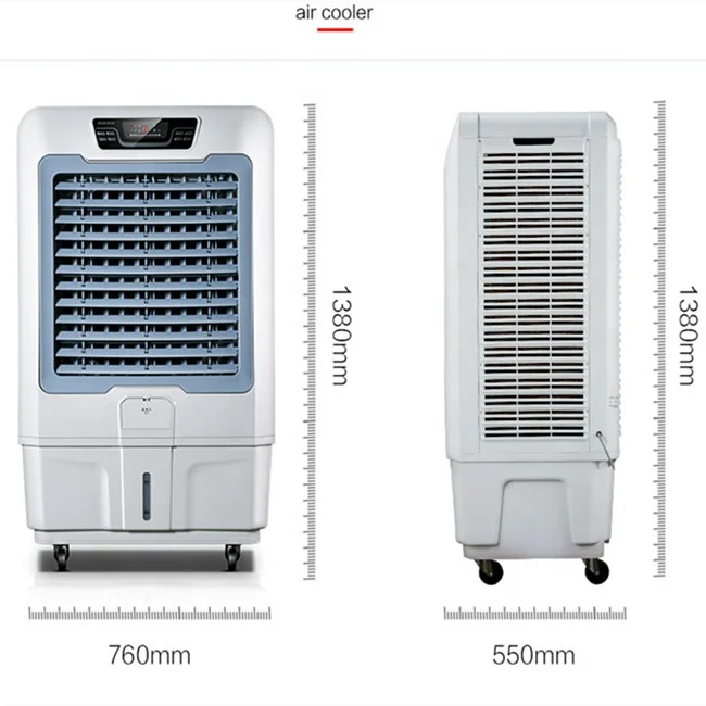 

JUYOUMECH Home Commercial Metal Standing Stand Ac Electric Water Room Air Cooler Fan