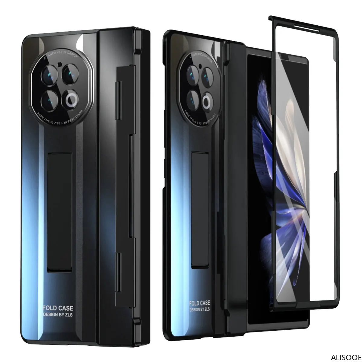 

Шарнирная подставка для VIVO X, складывающаяся задняя петля, Противоударная Обложка для ПК, чехол со стеклом для переднего экрана
