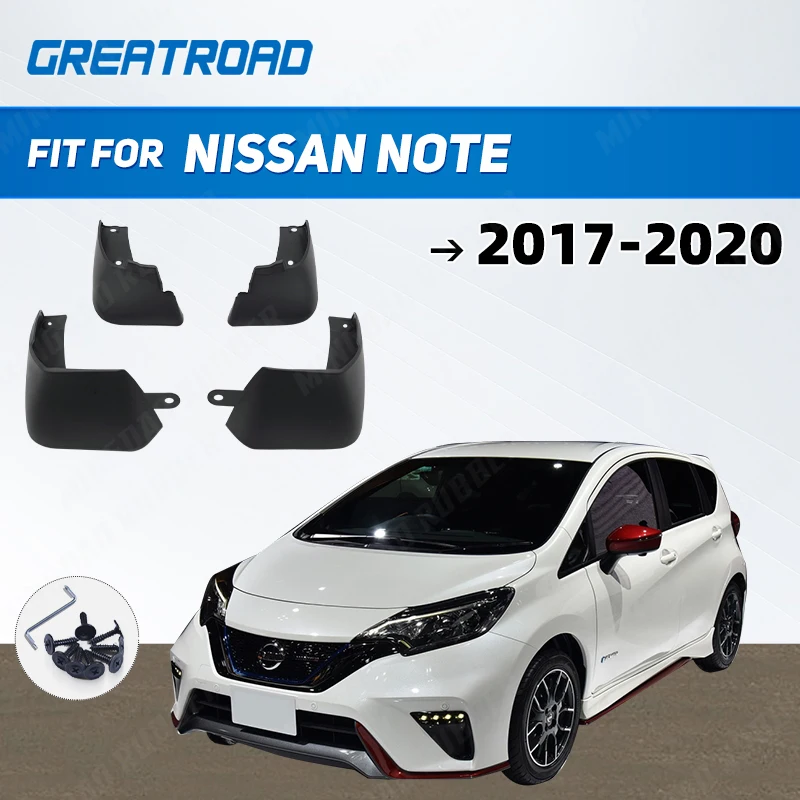 

Car Mud Flaps For Nissan NOTE 2017 2018 2019-2020 Mudflaps Splash Guards Mud Flap Mudguards
