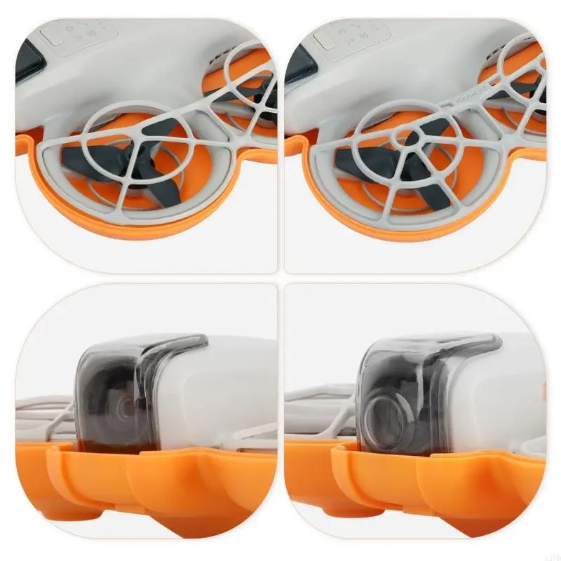 A3PD Butterfly Style Travel Case for Drones Shockproof Protective Storage Organizers with Propellers and Tool Pockets