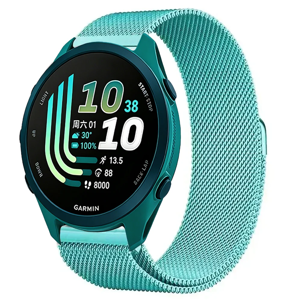 Elegant Metal Milanese Loop Strap with Magnetic Closure - 22mm & 20mm Band Options