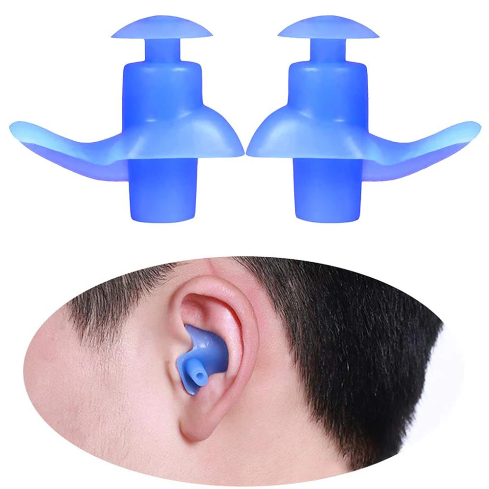 

Durable Earplugs Classic Delicate Texture 1 Pair Waterproof Soft Earplugs Silicone Portable Ear Plugs Swimming Accessories