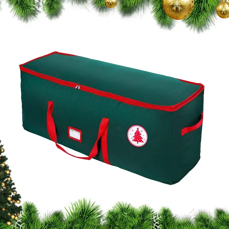New Arrival Christmas Tree Storage Bag With Smooth Zipper 600D Oxford Tree Storage Organizer Bag With Strong Handles