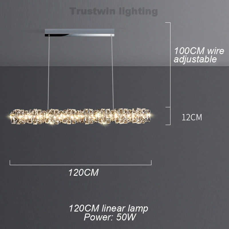 led backlight Color changeable square silver crystal LED ceiling lamp rectangular ceiling light chrome square modern LED light stainless steel led backlight strip LED Bar Lights